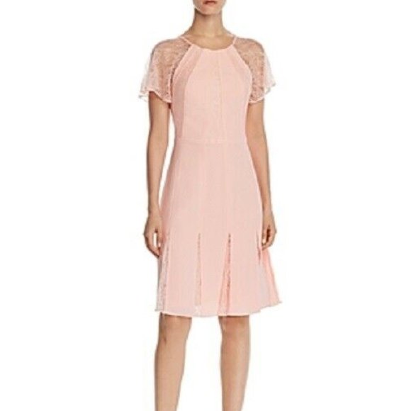 Adrianna Papell Dresses & Skirts - New Adrianna Papell Fit Flare Party Dress Peach